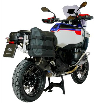 Khali side pannier in TPU 35L - 45L + Right Aluminium plate BMW R1300GS ADV
