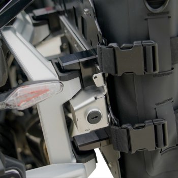 Khali side pannier in TPU 35L - 45L + Right Aluminium plate BMW R1300GS ADV