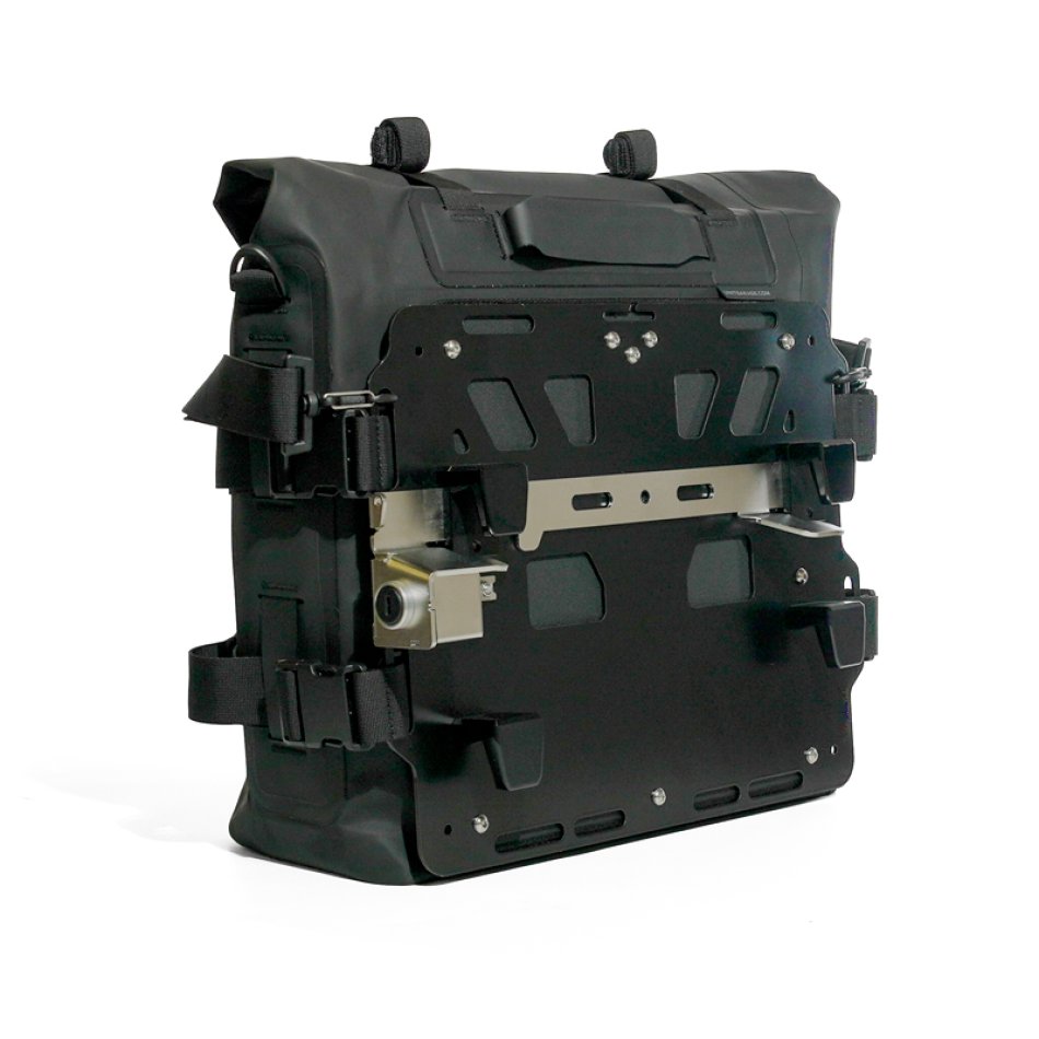 Khali side pannier in TPU 35L - 45L + Left Aluminium plate BMW R1300GS ADV