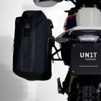 Khali side pannier in TPU + Left Frame BMW F450GS