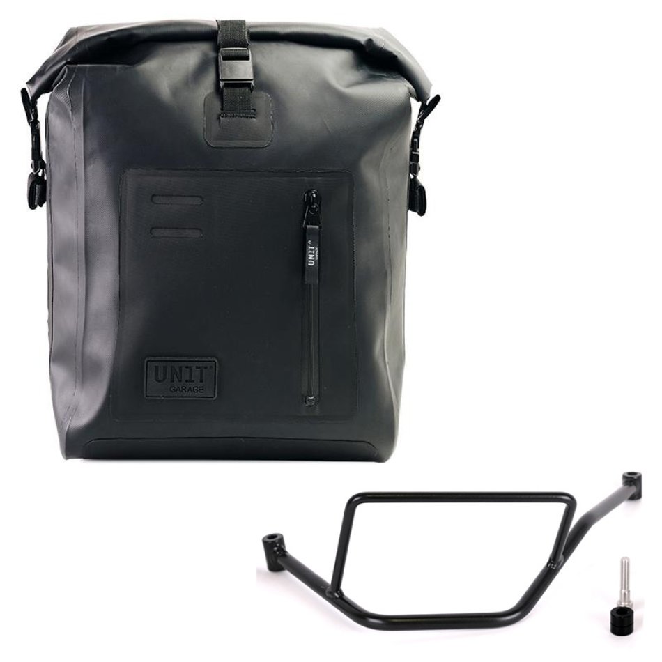 Khali side pannier in TPU + Left Frame BMW F450GS