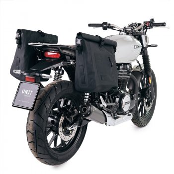 Khali side pannier in TPU + Right Frame Honda GB350S