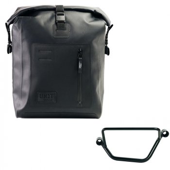 Khali side pannier in TPU + Left Frame Honda GB350S