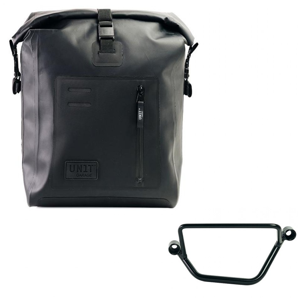 Khali side pannier in TPU + Left Frame Honda GB350S
