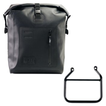Khali side pannier in TPU + Left Subframe Triumph Speed 400 & Scrambler 400 X