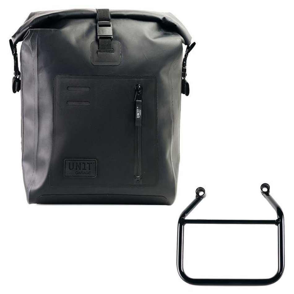 Khali side pannier in TPU + Left Subframe Triumph Speed 400 & Scrambler 400 X
