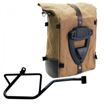 Canvas Pure Side Bag + Right Frame Guzzi V7 EURO5