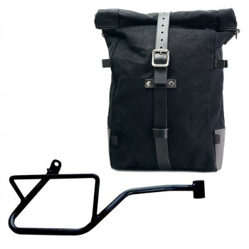 Canvas Pure Side Bag + Right Frame Guzzi V7 EURO5