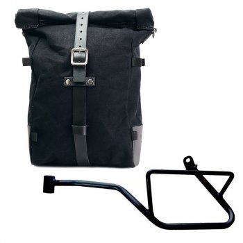 Canvas Pure Side Bag + Left Frame Guzzi V7 EURO5