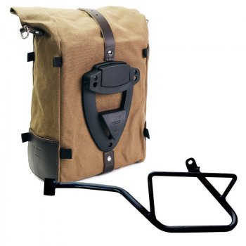 Canvas Pure Side Bag + Left Frame Guzzi V7 EURO5