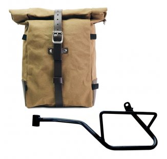 Canvas Pure Side Bag + Left Frame Guzzi V7 EURO5