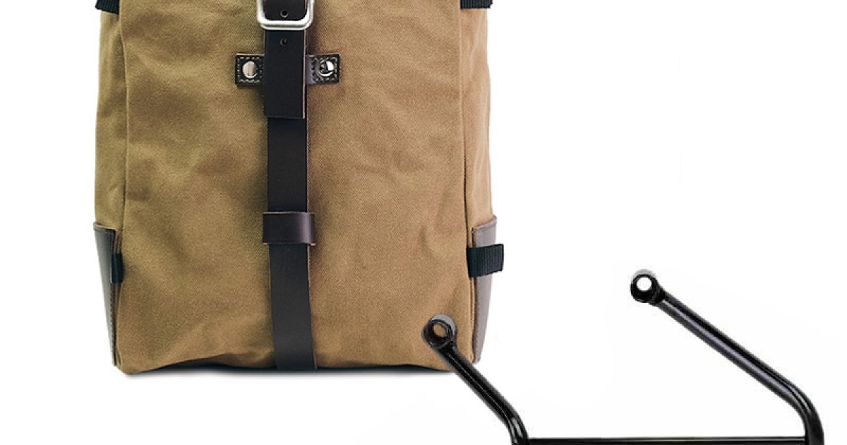 Canvas Pure Side Bag + Left Frame Honda CL