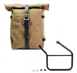 Canvas Pure Side Bag + Left Frame Honda CL