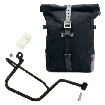 Canvas Pure Side Bag + Right Frame Moto Guzzi V7