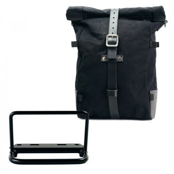 Canvas Pure Side Bag + Royal Enfield subframe Bear 650