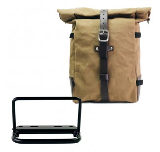 Canvas Pure Side Bag + Royal Enfield subframe Bear 650