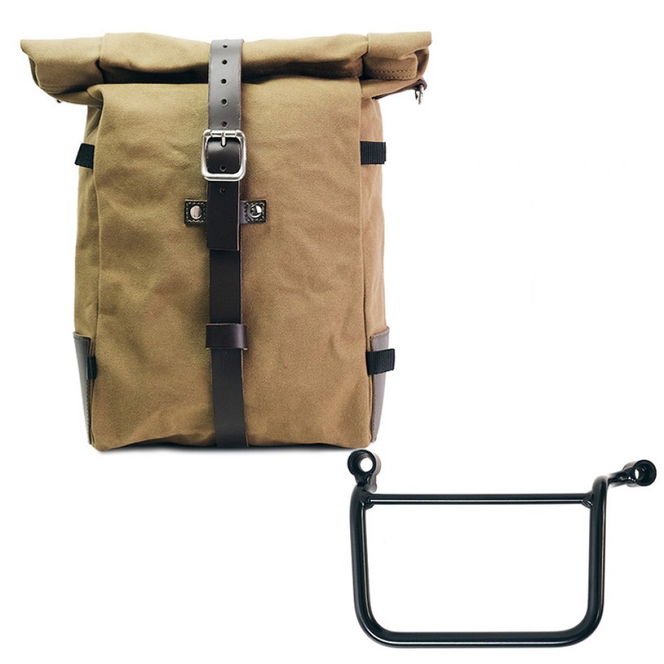 Canvas Pure Side Bag + Left Frame Royal Enfield Guerrilla 450