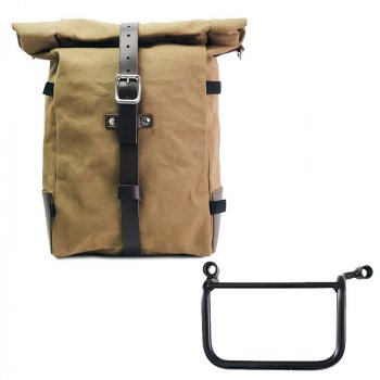 Canvas Pure Side Bag + Left Frame Royal Enfield Himalayan 450 (2024 until now)