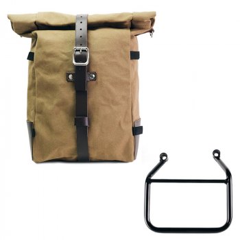 Canvas Pure Side Bag + Left Subframe Triumph Scrambler 400 X