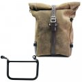 Waxed suede side pannier Pure + Right Frame Royal Enfield Guerrilla 450