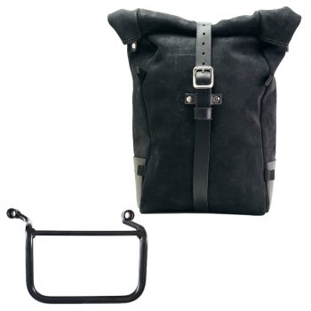 Waxed suede side pannier Pure + Right Frame Royal Enfield Himalayan 450 (2024 until now)