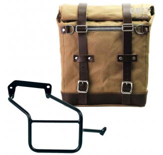 Canvas Side Pannier Scram 22L-30L + Right Subframe Triumph Trident 660