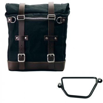 Canvas Side Pannier Scram 22L-30L + Left Frame Honda GB350S