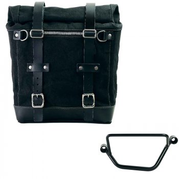 Canvas Side Pannier Scram 22L-30L + Left Frame Honda GB350S