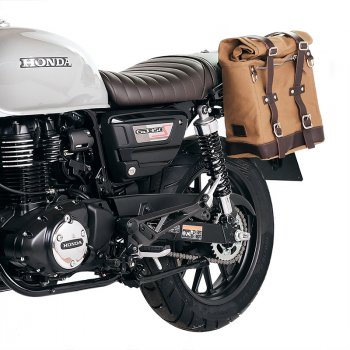 Canvas Side Pannier Scram 22L-30L + Left Frame Honda GB350S