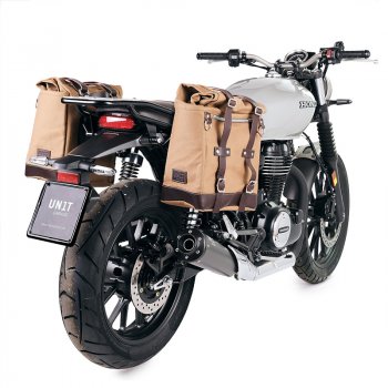 Canvas Side Pannier Scram 22L-30L + Left Frame Honda GB350S