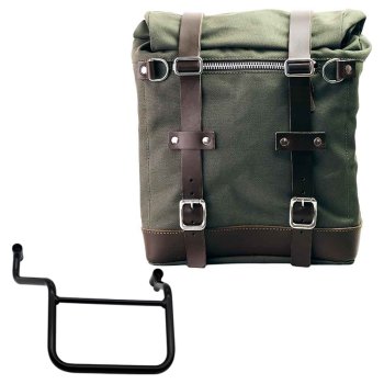 Canvas Side Pannier Scram 22L-30L + Right Frame Honda Transalp 750 (2023 until now)