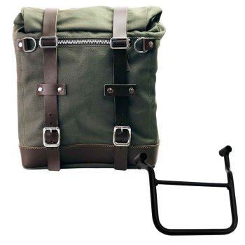 Canvas Side Pannier Scram 22L-30L + Left Frame Honda Transalp 750 (2023 until now)
