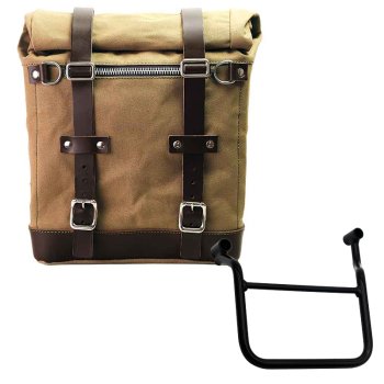 Canvas Side Pannier Scram 22L-30L + Left Frame Honda Transalp 750 (2023 until now)