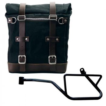 Canvas Side Pannier Scram 22L-30L + Left Frame Moto Guzzi V7 EURO5 PLUS (2025 until now)