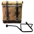 Canvas Side Pannier Scram 22L-30L + Left Frame Moto Guzzi V7 EURO5 PLUS (2025 until now)