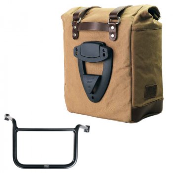 Canvas Side Pannier Scram 22L-30L + Right subrame Moto Guzzi V85TT (2024 until now)