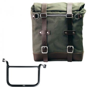 Canvas Side Pannier Scram 22L-30L + Right subrame Moto Guzzi V85TT (2024 until now)