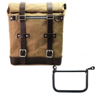 Canvas Side Pannier Scram 22L-30L + Left Frame Royal Enfield Himalayan 450 (2024 until now)