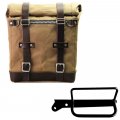 Canvas Side Pannier Scram 22L-30L + Left Frame Royal Enfield Hunter 350