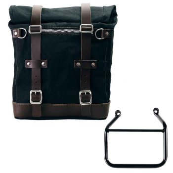 Canvas Side Pannier Scram 22L-30L + Left Subframe Triumph Speed 400 & Scrambler 400 X