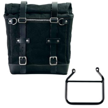 Canvas Side Pannier Scram 22L-30L + Left Subframe Triumph Speed 400 & Scrambler 400 X