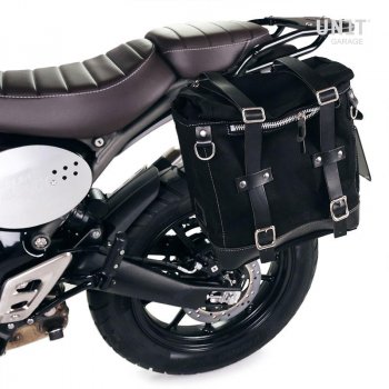 Canvas Side Pannier Scram 22L-30L + Left Subframe Triumph Speed 400 & Scrambler 400 X
