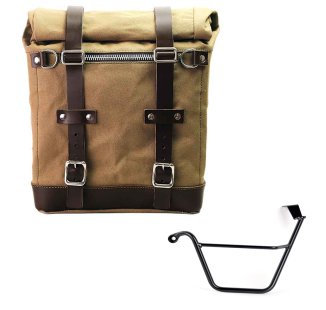 Canvas Side Pannier Scram 22L-30L + Left Subframe Triumph Street Scrambler 900 (2026 until now)