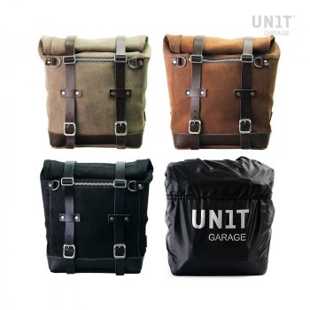Waxed suede side pannier Scram 22L-30L 
