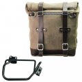 Waxed suede side pannier Scram 22L-30L  + Right subframe BMW HP2
