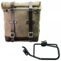 Waxed suede side pannier Scram 22L-30L  + Left subframe BMW HP2