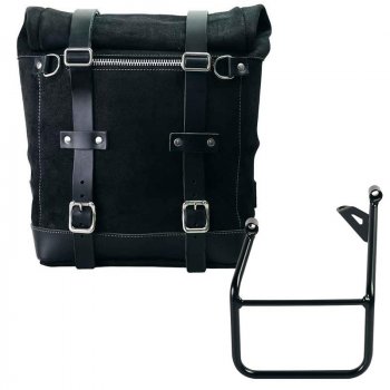 Waxed suede side pannier Scram 22L-30L  + Left Subframe BMW R1300GS