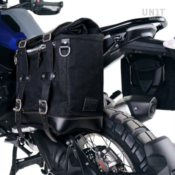 Waxed suede side pannier Scram 22L-30L  + Left Subframe BMW R1300GS