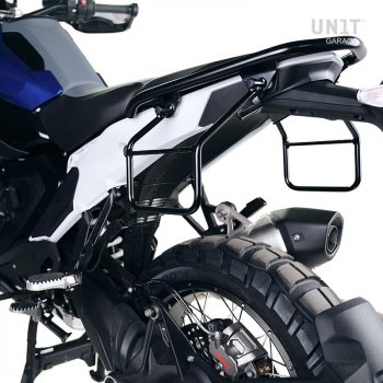 Waxed suede side pannier Scram 22L-30L  + Left Subframe BMW R1300GS