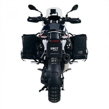 Waxed suede side pannier Scram 22L-30L  + Left Subframe BMW R1300GS